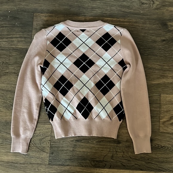 Small sweater tan black and white - Picture 2 of 2